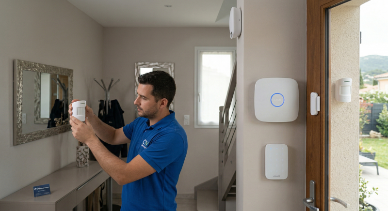 Installation professionnelle d'alarme de maison et vidéosurveillance connectée à Sanary-sur-Mer et proche de Bandol