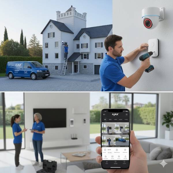 Installation système de vidéosurveillance et alarme anti-intrusion avec domotique à Toulon dans le Var